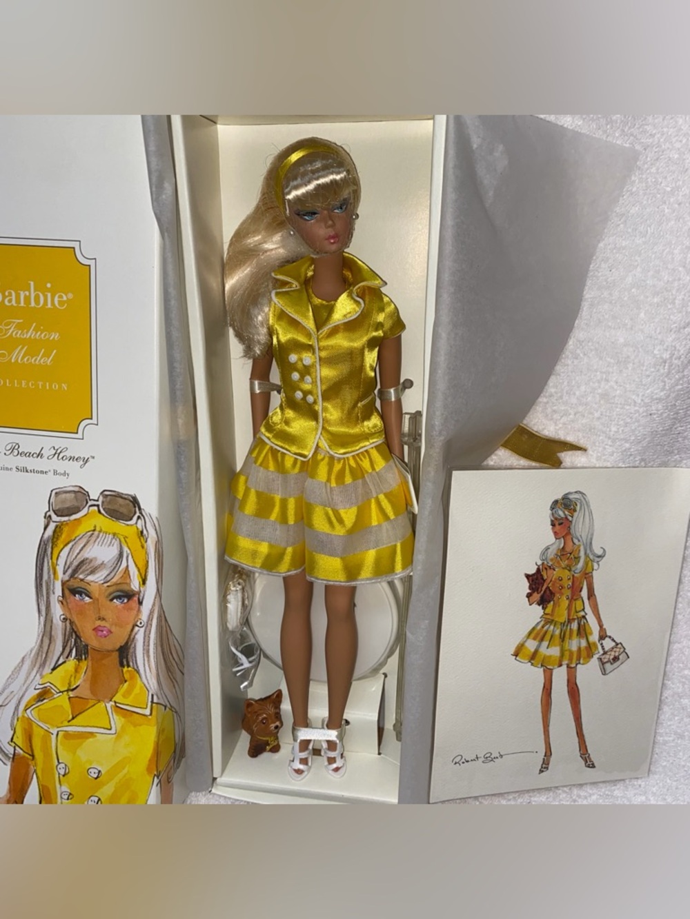 Palm Beach Silkstone Honey Barbie Doll 2009 collectible Limited Edition - Picture 3 of 16